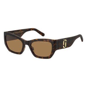 A0743Z New MARC JACOBS Havana Square Marc 723/S 08670 Sunglasses Women